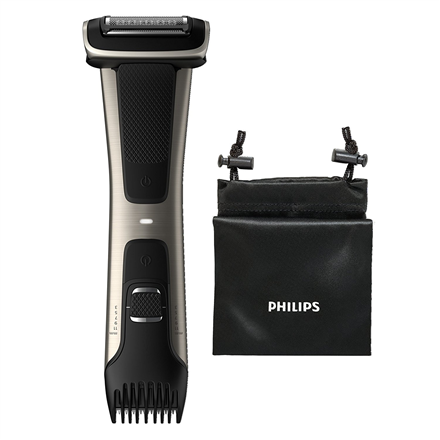 Philips | BG7025/15 | Showerproof body groomer | Body groomer | Number of length steps 5 | Black/Stainless - 1