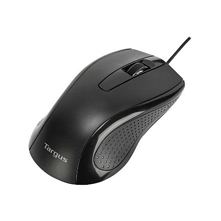 Targus Full-Size Optical Antimicrobial Wired Mouse - 4