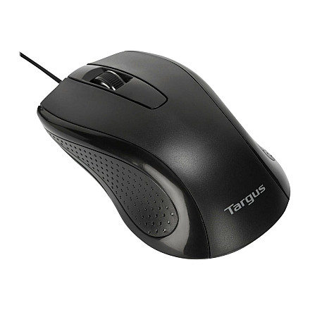 Targus Full-Size Optical Antimicrobial Wired Mouse - 3