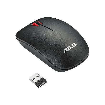 Asus | WT300 RF | Миша optyczna | чорний/червоний - 1