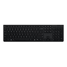 Lenovo Professional Wireless Rechargeable Keyboard 4Y41K04068 Keyboard Wireless US Scissors switch keys Grey