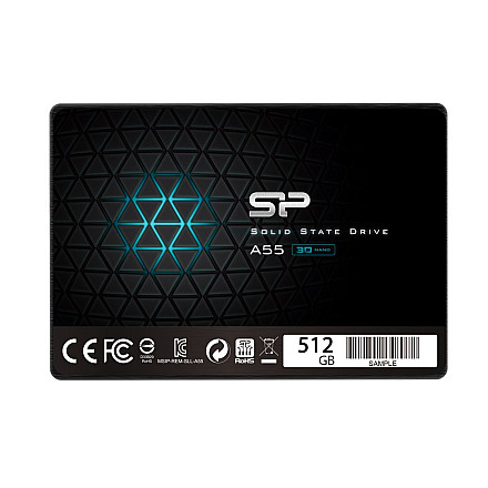 Silicon Power A55 512 GB Format SSD 2,5