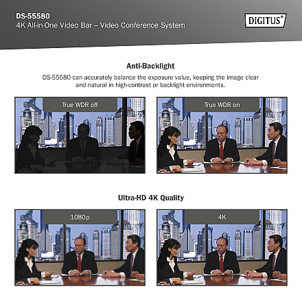 4K All-in-One Video Bar Pro - system wideokonferencyjny | DS-55580 - 3