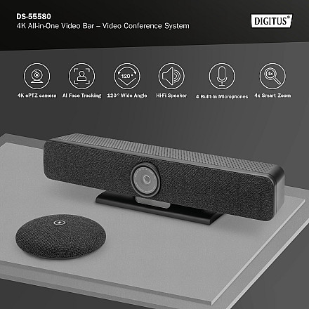 4K All-in-One Video Bar Pro - system wideokonferencyjny | DS-55580 - 1