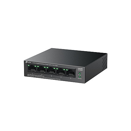 TP-LINK LS105GP 5-Port Gigabit Desktop Switch with  4-Port PoE+ - 3