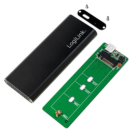 Logilink Корпус сховища даних Твердотільний диск M.2 - 7