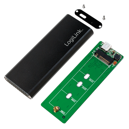 Logilink Корпус сховища даних Твердотільний диск M.2 - 3