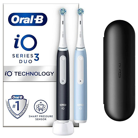 Oral-B Серія iO3 Електрична зубна щітка Duo Pack Акумуляторна - 2