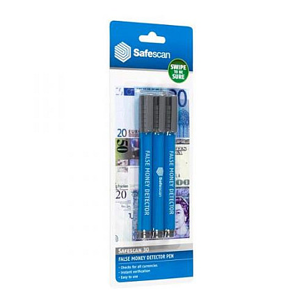 SAFESCAN 30 Money Checking Pencil/ For all currencies, 3 pcs - 1