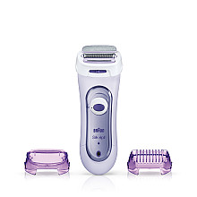 Braun | Depilator | Silk-épil LS5560 | Czas pracy (maks.) 40 min | Żywotność żarówki (błyski) Nie dotyczy | Liczba poziomów mocy 1 | Liliowy