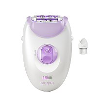 Depilator | SE3-000 Silk épil 3 | Liczba poziomów mocy 2 | Biały/fioletowy