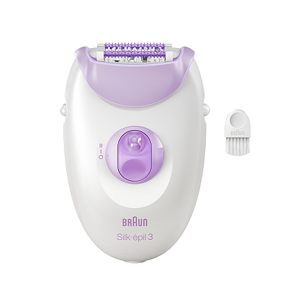 Depilator | SE3-000 Silk épil 3 | Liczba poziomów mocy 2 | Biały/fioletowy - 1