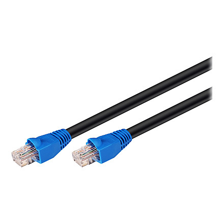 Goobay CAT 6 Outdoor Patch Cable, U/UTP, 20 m, Black - 1