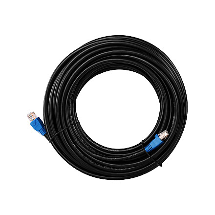 Goobay CAT 6 Outdoor Patch Cable, U/UTP, 60 m, Black - 2