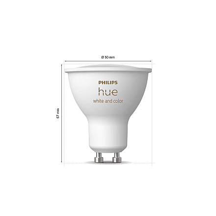Philips Hue WCA Starter Kit 4.2W GU10 3pcs, Bridge, Комутатор - 2