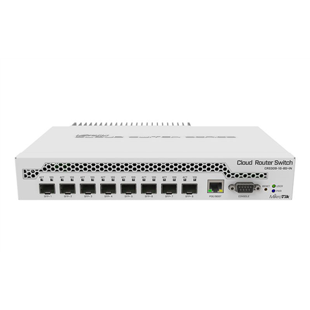 MikroTik Комутатор CRS309-1G-8S+IN Керований через веб - 1