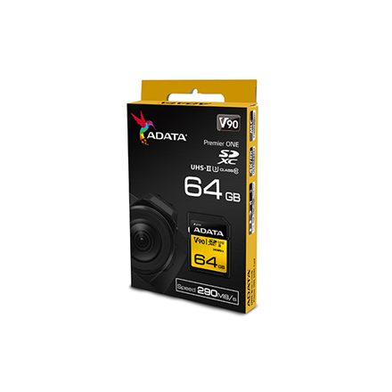 ADATA | Premier ONE | UHS-II U3 | 64 GB | SDXC | Pamięć flash klasy 10 - 2
