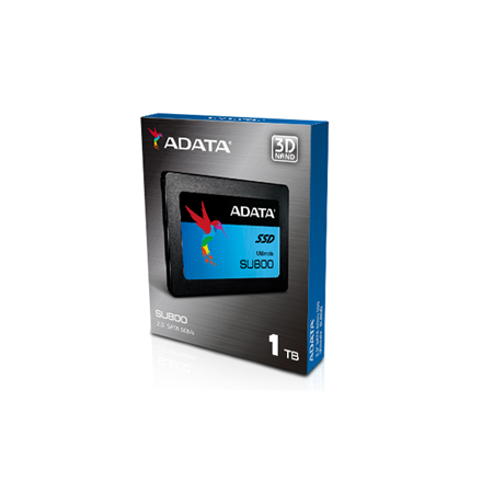 ADATA | Ultimate SU800 1TB | 1024 GB | Format SSD 2,5" | Interfejs SSD SATA | Prędkość odczytu 560 MB/s | Prędkość zapisu 520 MB/s - 5