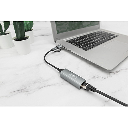 DN-3028 | Адаптер USB3.0/USB C 3.1 для 2.5G Ethernet - 1
