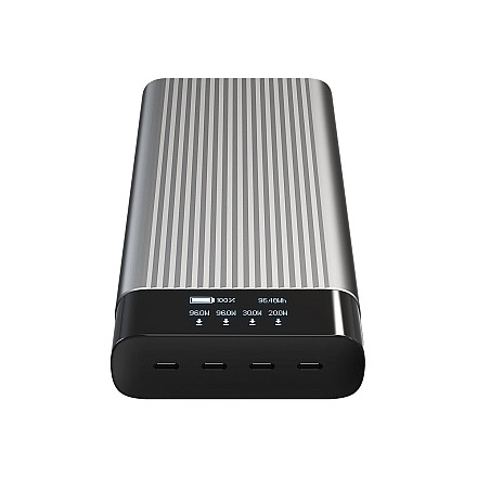 Hyper HyperJuice 245W USB-C 100Wh Battery Pack with OLED Display - 1