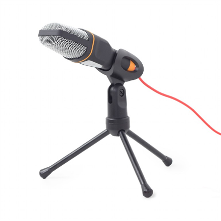 Gembird | Mikrofon biurkowy ze statywem | MIC-D-03 | Wbudowany mikrofon | 3,5 mm | Czarny - 2