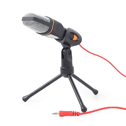 Gembird | Mikrofon biurkowy ze statywem | MIC-D-03 | Wbudowany mikrofon | 3,5 mm | Czarny - 5