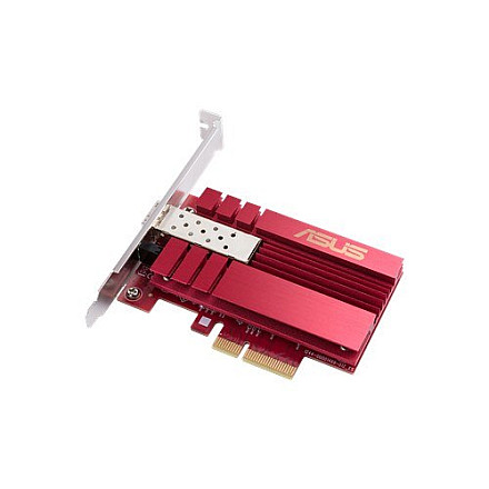 Мережева карта Asus | XG-C100F 10G PCIe; порт SFP+ для оптоволоконної передачі та кабель DAC | 10 - 8
