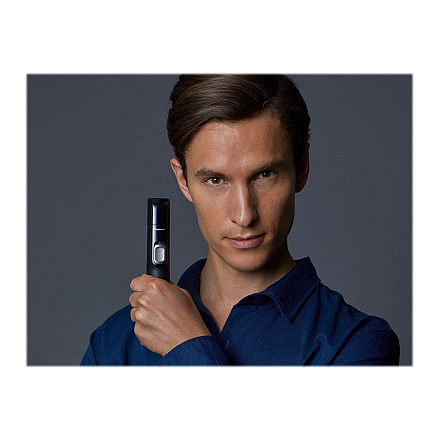 Panasonic ERGN300K503 Wet/Dry Nose & Ear Hair Trimmer with Vortex Cleaning System, Grey - 9