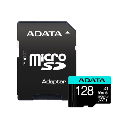 ADATA | Premier Pro | UHS-I U3 | 128 GB | micro SDXC | Pamięć flash klasy 10 | z adapterem - 1