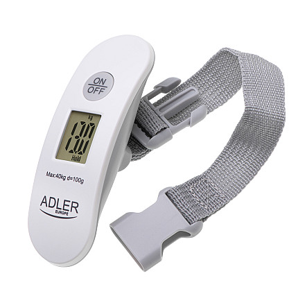 Adler | Travel Luggage Scale | AD 8189 | Maksymalna waga (udźwig) 40 kg | Dokładność 100 g | Biały - 1