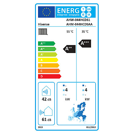 Hisense | AHW-044HCDS1 | Pompa ciepła Hi-Therma 4,4 kw Jednostka zewnętrzna typu Split - 3