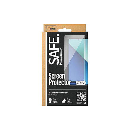 SAFE by PanzerGlass Screen Protector Xiaomi Redmi Note 13 4G | Ultra-Wide Fit - 3