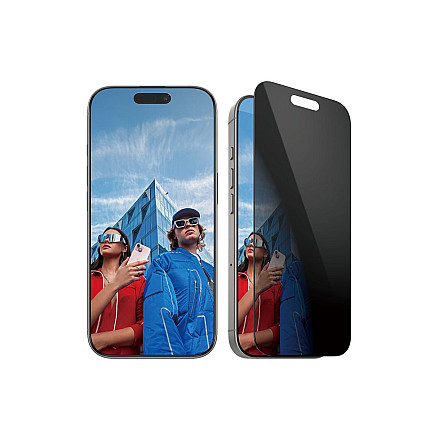 PanzerGlass Privacy Screen Protector iPhone 16 Pro | Ultra-Wide Fit - 4