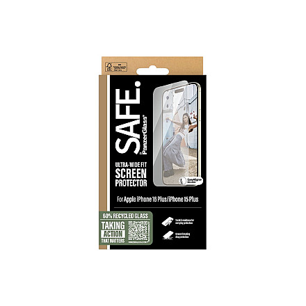 SAFE by PanzerGlass Screen Protector iPhone 16 Plus | Ultra-Wide Fit - 5