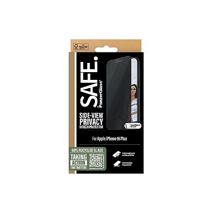 SAFE by PanzerGlass Privacy Screen Protector iPhone 16 Plus | Ultra-Wide Fit - 5