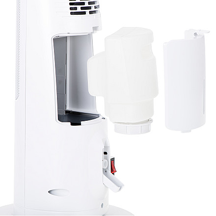 Adler | Termowentylator wieżowy z nawilżaczem | AD 7730 | Ceramiczny | 2200 W | Liczba poziomów mocy 2 | Odpowiedni do pomieszczeń do 25 m² | Biały - 4