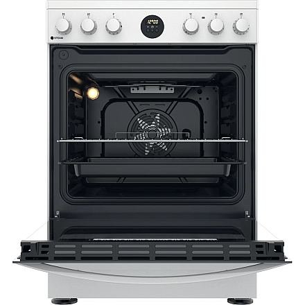 INDESIT Плита IS67V8CHW/E Тип плити Vitroceramic - 3
