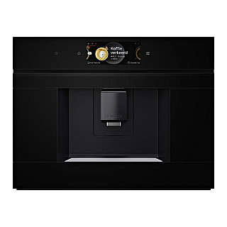 Кавоварка Bosch CTL7181B0, Повністю автоматична, 19 барів, Вбудований вспінювач молока, Резервуар для води 2,4 л, Кавові зерна 500 г, Чорна…