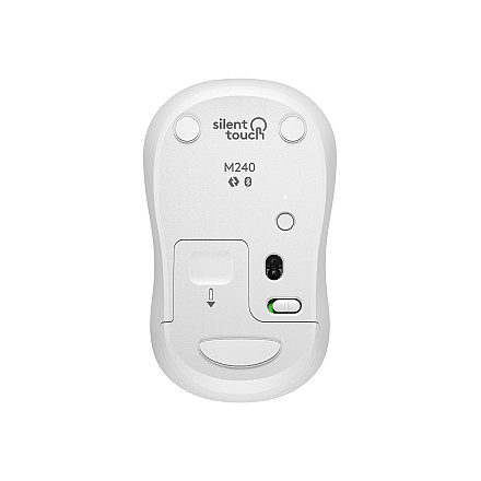 Logitech Silent Mouse | M240 | Bezпровідна | Bluetooth | біла - 6