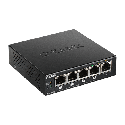D-Link Switch DGS-1005P Некерований - 3