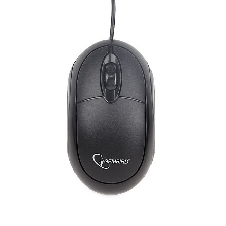 Gembird | Przewodowa | MUS-U-01 | Optyczna mysz USB | чорна - 3