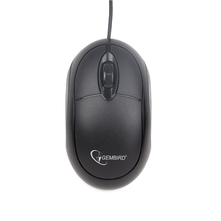 Gembird | Przewodowa | MUS-U-01 | Optyczna mysz USB | чорна - 1