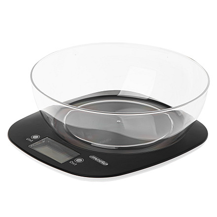 Waga kuchenna Adler z miską | MS 3179b | Podziałka 1 g | Typ wyświetlacza LCD | Czarny - 2