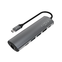Fixed | 6-portowy USB-C HUB Pro dla laptopów i tabletów