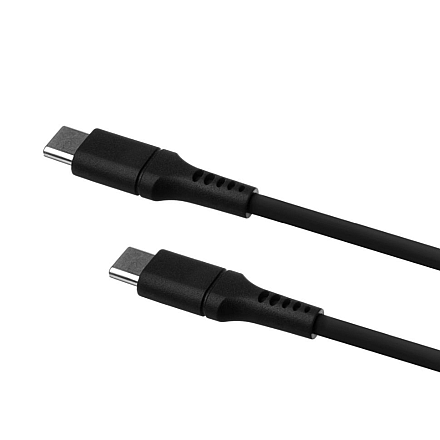 Fixed | Рідкий кабель силіконовий USB-C/USB-C, 2m, 60W | FIXDLS-CC2-BK - 2