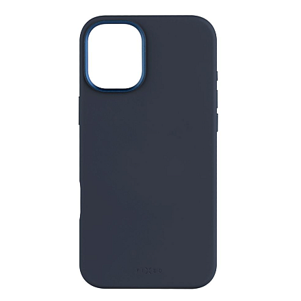 Fixed MagFlow | Back cover | Apple | iPhone 16 Plus | Liquid silicon | Blue - 3