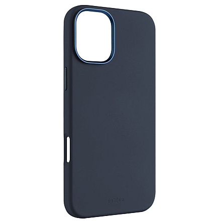 Fixed MagFlow | Back cover | Apple | iPhone 16 Plus | Liquid silicon | Blue - 1