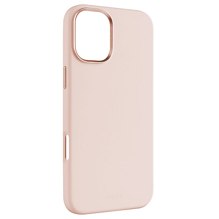 Fixed MagFlow | Back cover | Apple | iPhone 16 Plus | Liquid silicon | Pink - 1