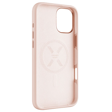 Fixed MagFlow | Back cover | Apple | iPhone 16 Plus | Liquid silicon | Pink - 2