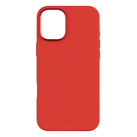 Fixed MagFlow | Back cover | Apple | iPhone 16 Plus | Liquid silicon | Red - 3